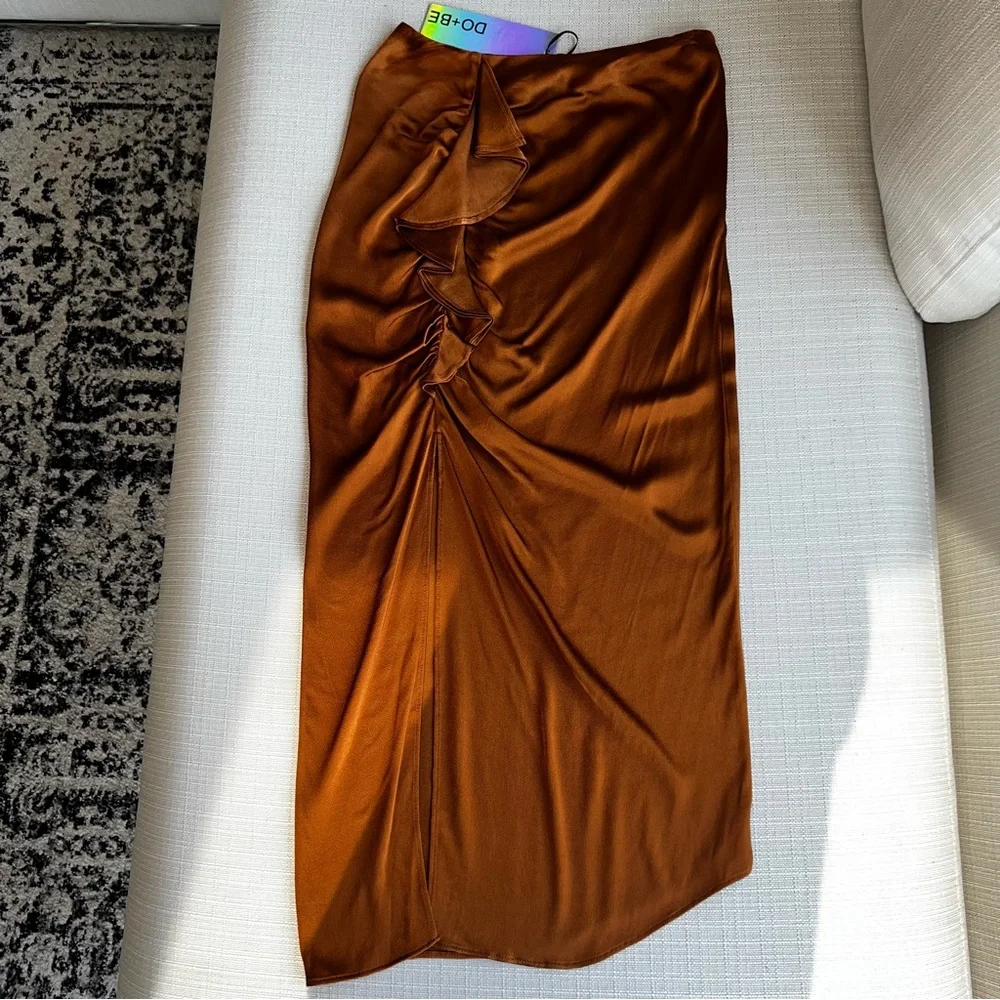 DO+BE Split Midi Skirt Size Small - Picture 2 of 4